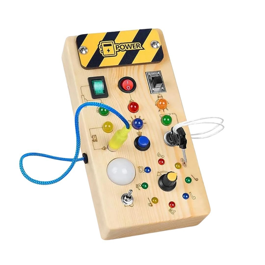 Norvo | DISCOVERY PLAY – Montessori Busy Board for Toddlers to Explore, Learn & Develop Fine Motor Skills