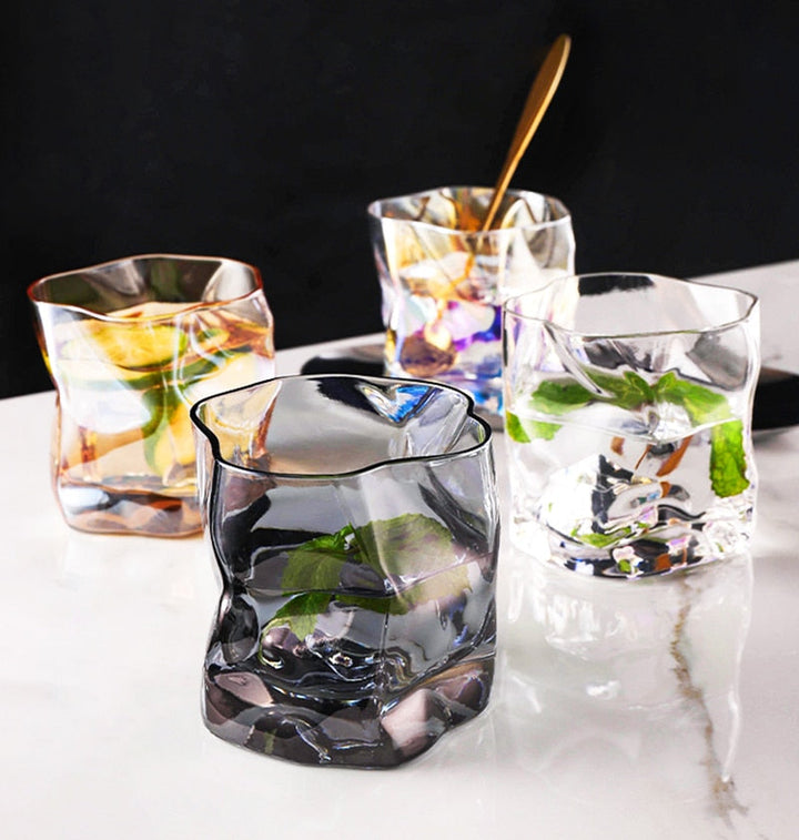 Skanto | Forvrengt Tekstur Whisky Glass Sett