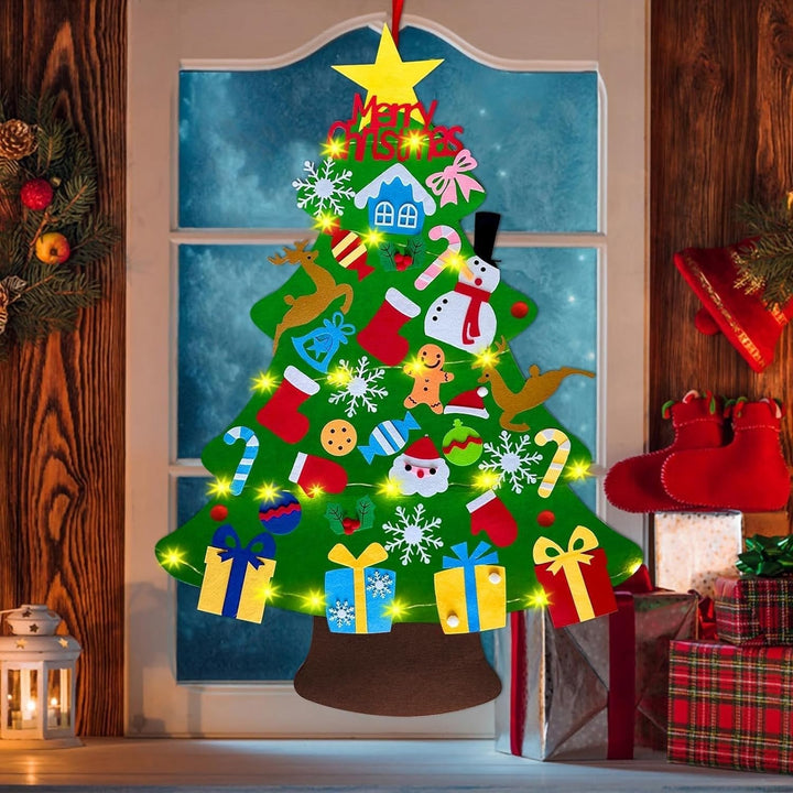 Skanto | DIY Filtnisse Tre med Tilbehør - God Jul Dekorasjoner For Hjemmet