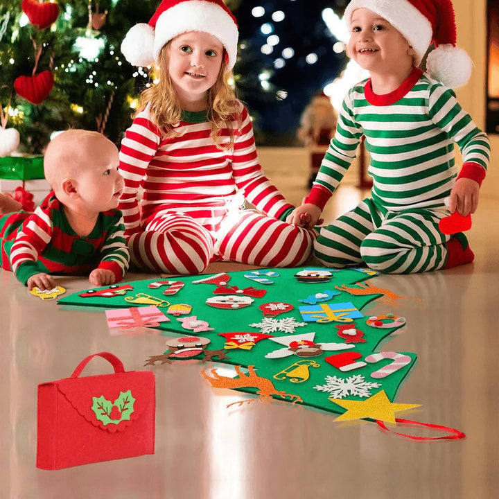 Skanto | DIY Filtnisse Tre med Tilbehør - God Jul Dekorasjoner For Hjemmet