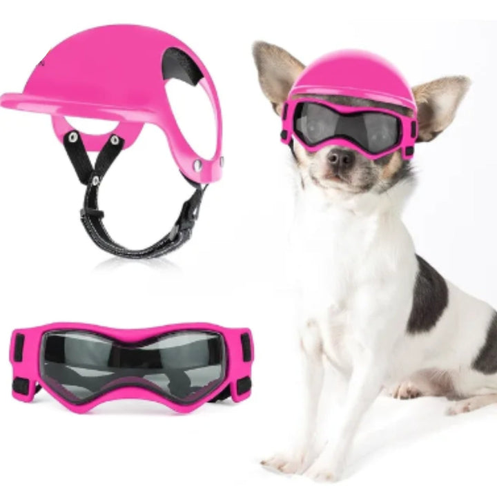 Hundehjelm og Goggles - RiderPaw Skanto
