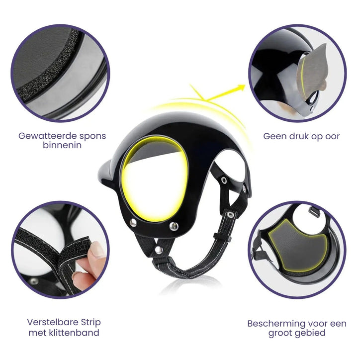 Hundehjelm og Goggles - RiderPaw Skanto