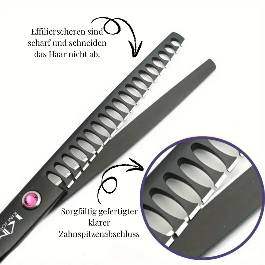 Skanto | TrimPro Pet Grooming Set – Komplett Saks Sett for Presis Pelspleie