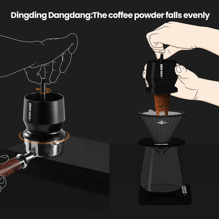 Doseringsskaker Espresso Doseringskopp Kaffepulver Mottaker Beholder | Skanto