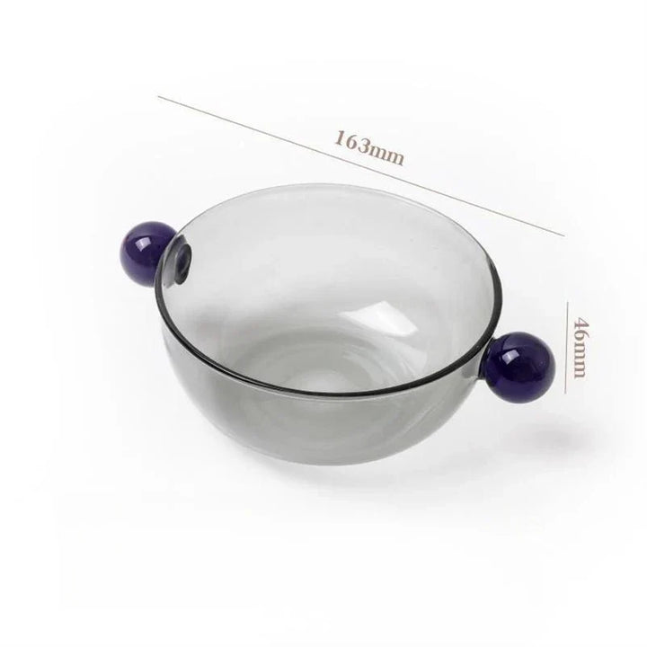 Dobbelt kulehåndtaket farget glassbolle miljøvennlig design | Skanto