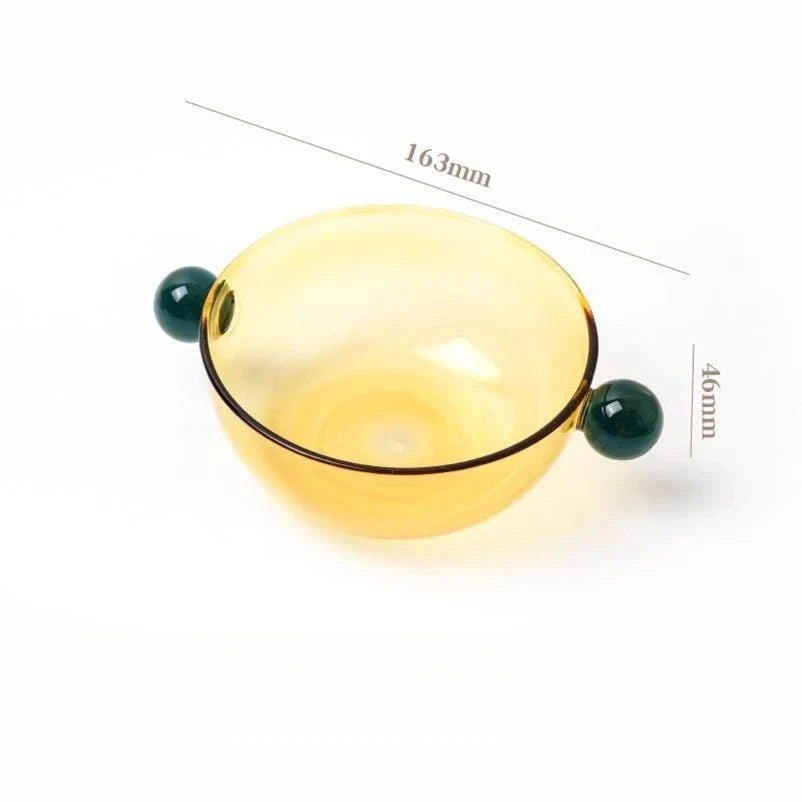 Dobbelt kulehåndtaket farget glassbolle miljøvennlig design | Skanto