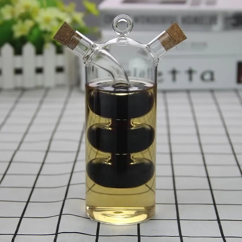 Dobbelt Glass Oiler Dual-purpose Glass Bottle Condiment Bottle | Skanto