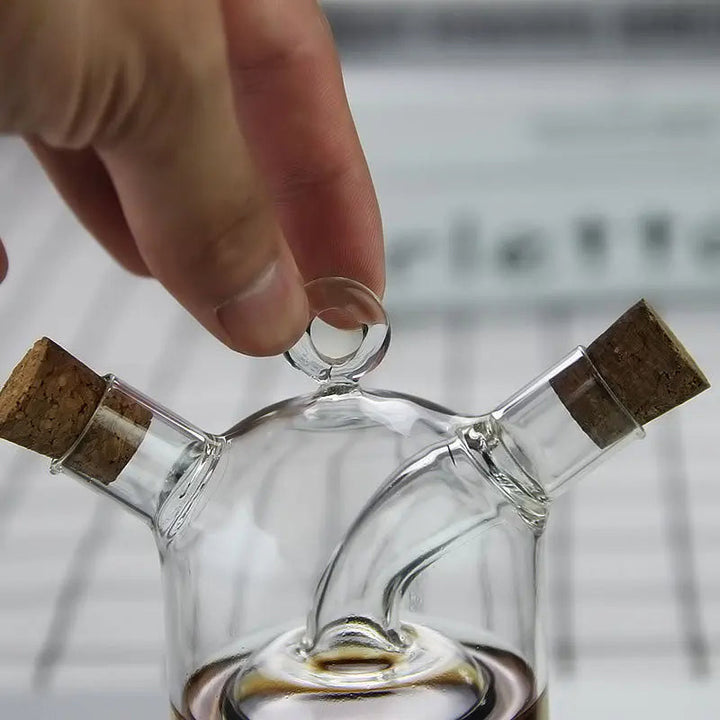 Dobbelt Glass Oiler Dual-purpose Glass Bottle Condiment Bottle | Skanto