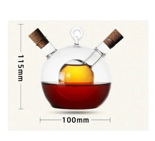 Dobbelt Glass Oiler Dual-purpose Glass Bottle Condiment Bottle | Skanto