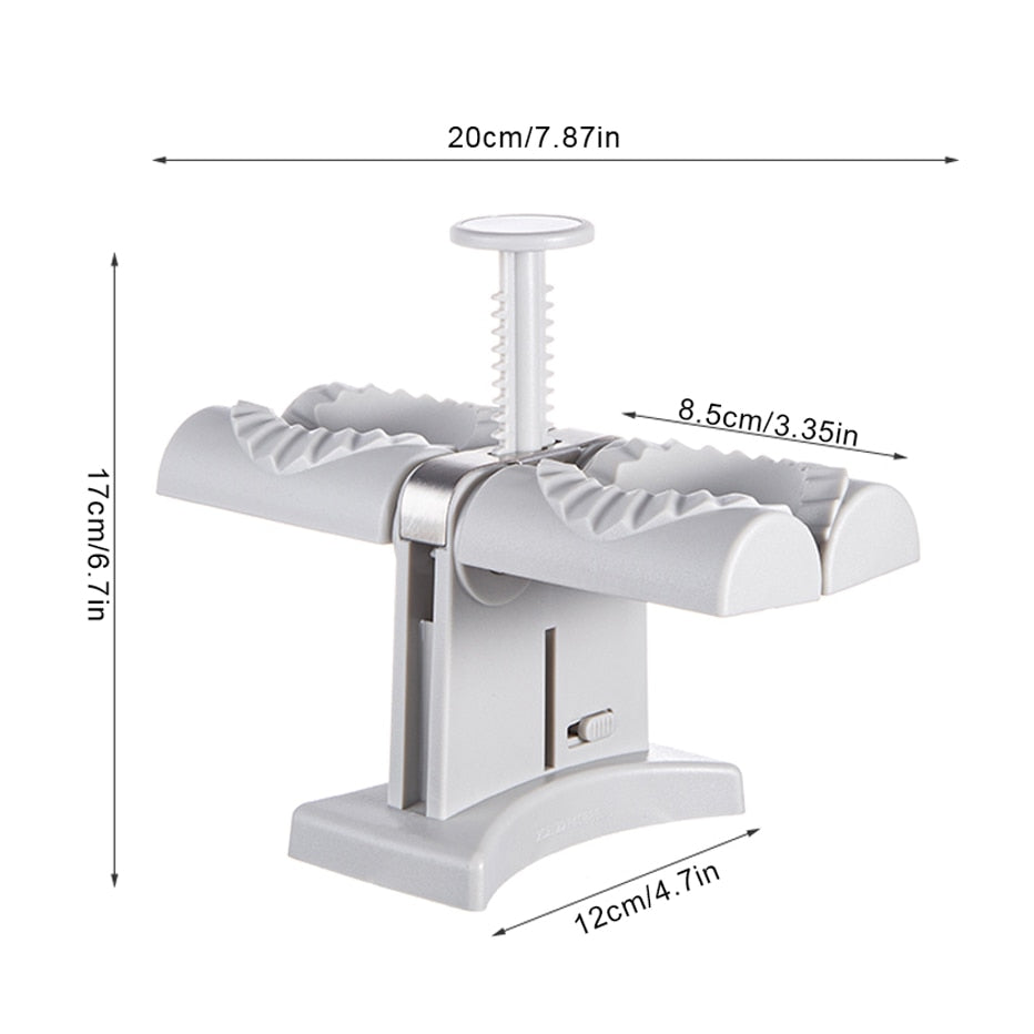 Dobbelt Hoder Automatisk Dumpling Lage Mold Manuell Trykk Maskin | Skanto