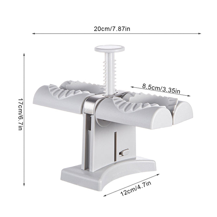 Dobbelt Hoder Automatisk Dumplingsmaking Mold Manuell Pressmaskin | Skanto