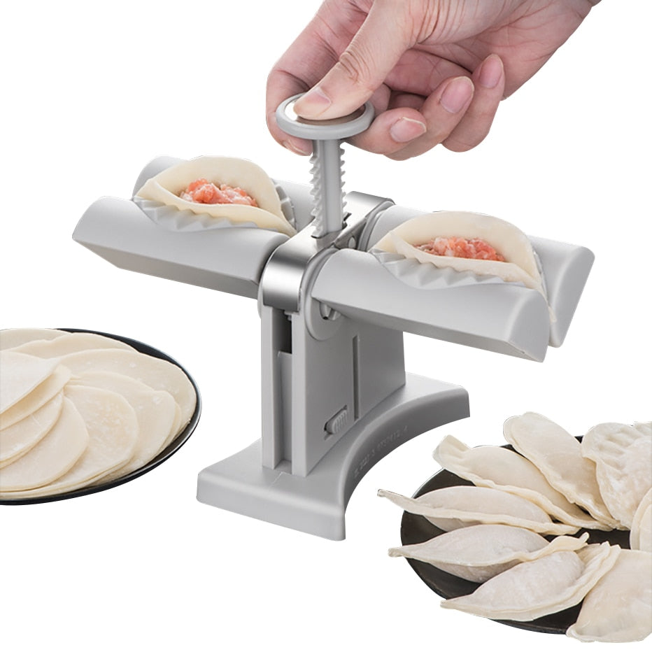 Dobbelt Hoder Automatisk Dumpling Lage Mold Manuell Trykk Maskin | Skanto