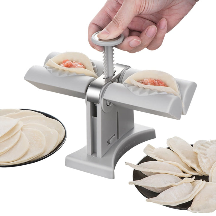 Dobbelt Hoder Automatisk Dumpling Lage Mold Manuell Trykk Maskin | Skanto