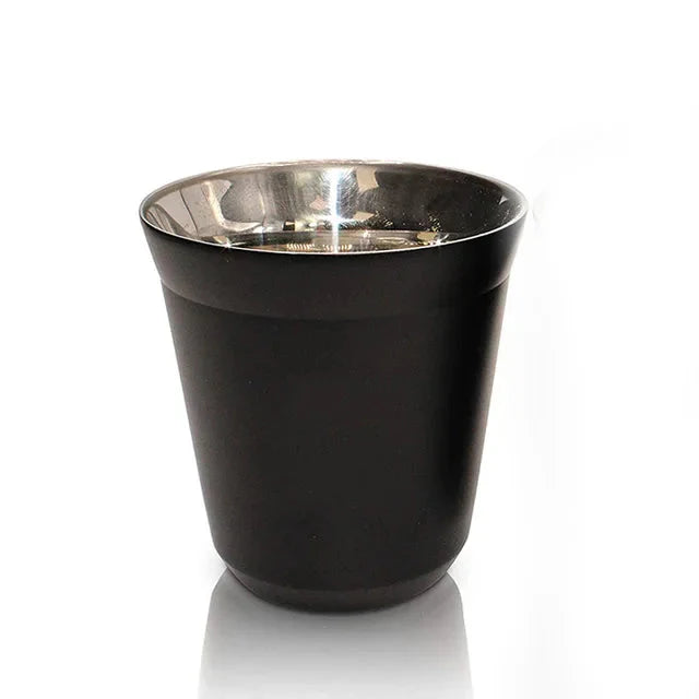 Dobbelvegg isolert rustfritt stål espresso kopp kapselkafe kopp | Skanto