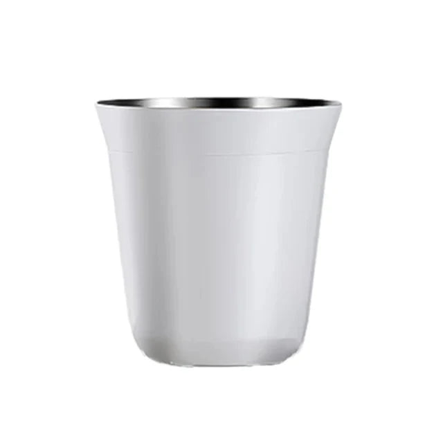 Dobbelvegg isolert rustfritt stål espresso kopp kapselkafe kopp | Skanto