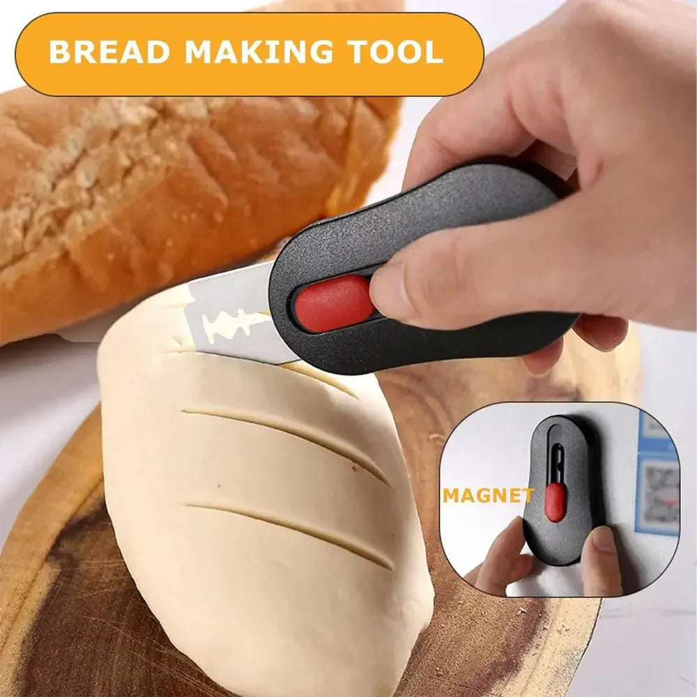 Dough Slashing Tool med 5 utskiftbare blader Baker's Bread Knife | Skanto
