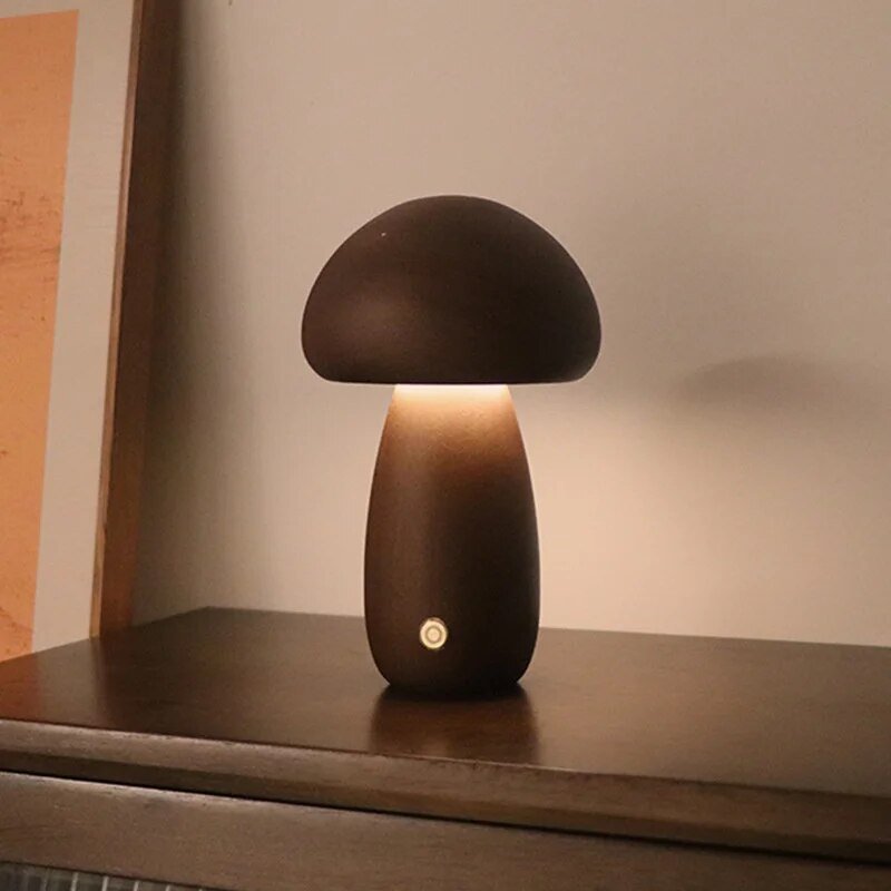 Skanto | Lumishroom - Belyste rommet ditt - Rustikk atmosfære - Naturlig eleganse