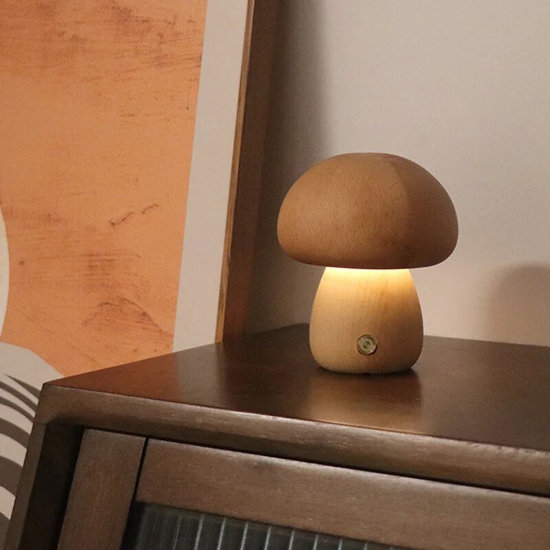 Skanto | Lumishroom - Belyste rommet ditt - Rustikk atmosfære - Naturlig eleganse