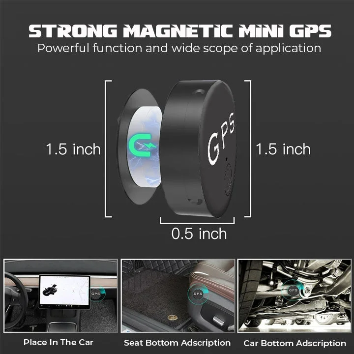 Skanto | Mini Magnetisk GPS Tracker for Enkel Lokaliseringsovervåking