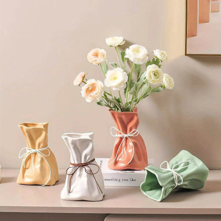 Skanto | Elegant vase - Resirkulert - Raffinert design - Miljøvennlig og chic