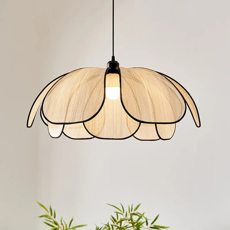 Rattan Pendellampe Tropisk Design – Naturlig Belysning for Stue & Spisestue | Skanto