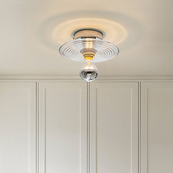 Moderne Bølge Taklampe – Elegant Glasslampe for Stue eller Soverom | Skanto