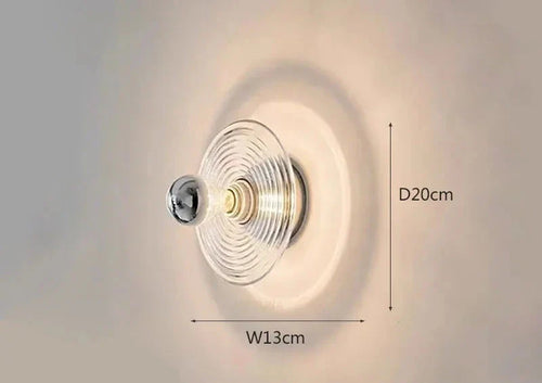 Moderne Bølge Taklampe – Elegant Glasslampe for Stue eller Soverom | Skanto