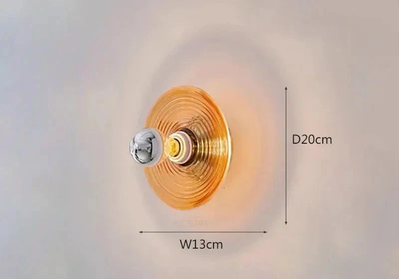 Moderne Bølge Taklampe – Elegant Glasslampe for Stue eller Soverom | Skanto