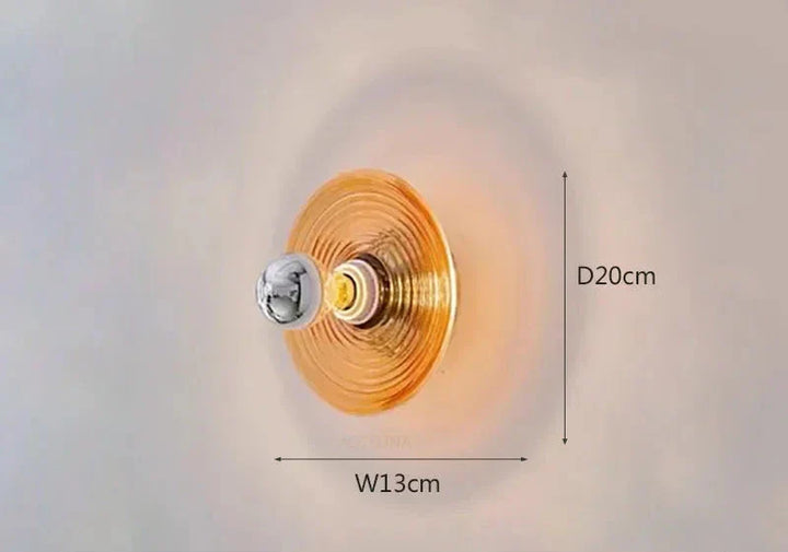 Moderne Bølge Taklampe – Elegant Glasslampe for Stue eller Soverom | Skanto