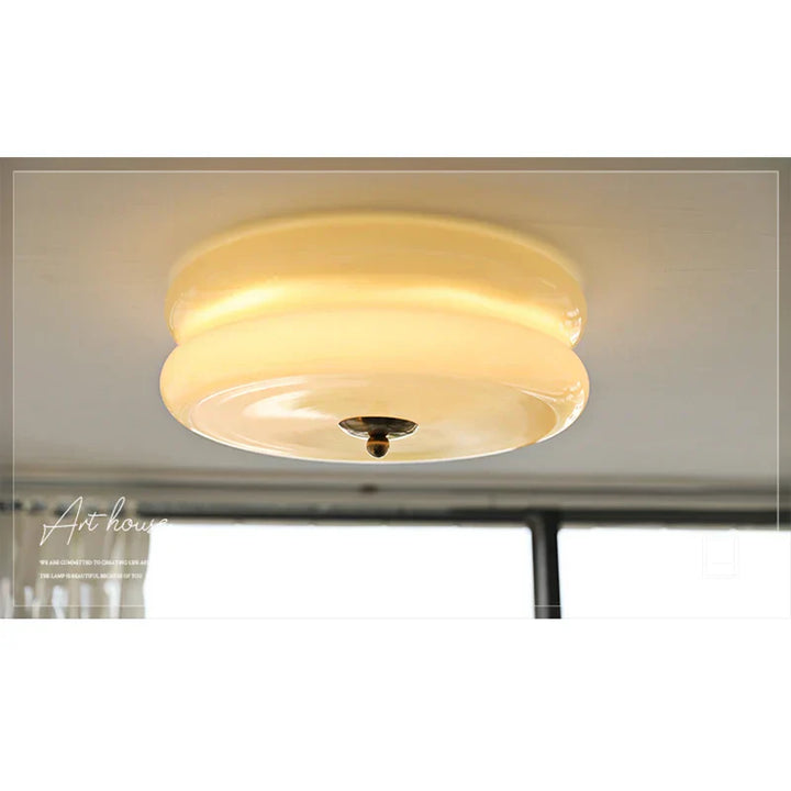 Dansk taklampe i Bauhaus stil - Elegant aura lampe til stue & soverom | Skanto