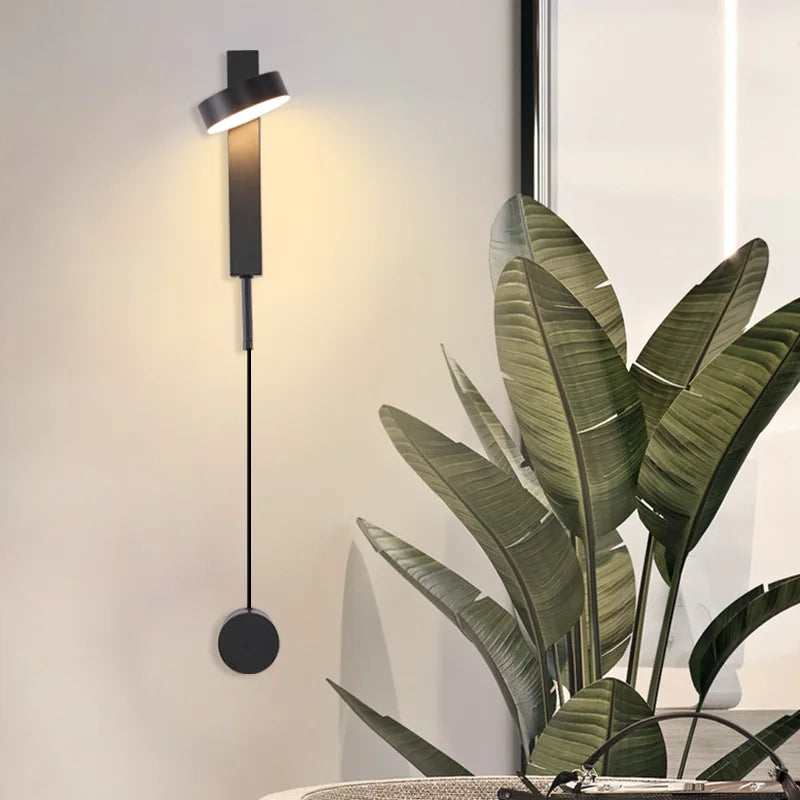 Moderne LED Vegglampe med Minimalistisk Design for Gang eller Stue | Skanto