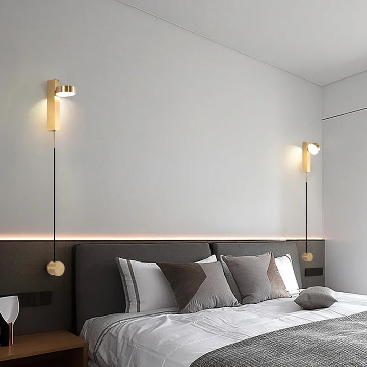 Moderne LED Vegglampe med Minimalistisk Design for Gang eller Stue | Skanto