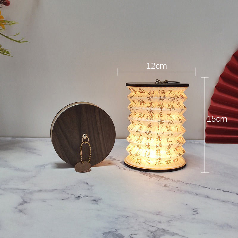 Sammenleggbart LED-lamper med kompakt design – Bærbar dekorativ lampe for innendørs og utendørs områder | Skanto