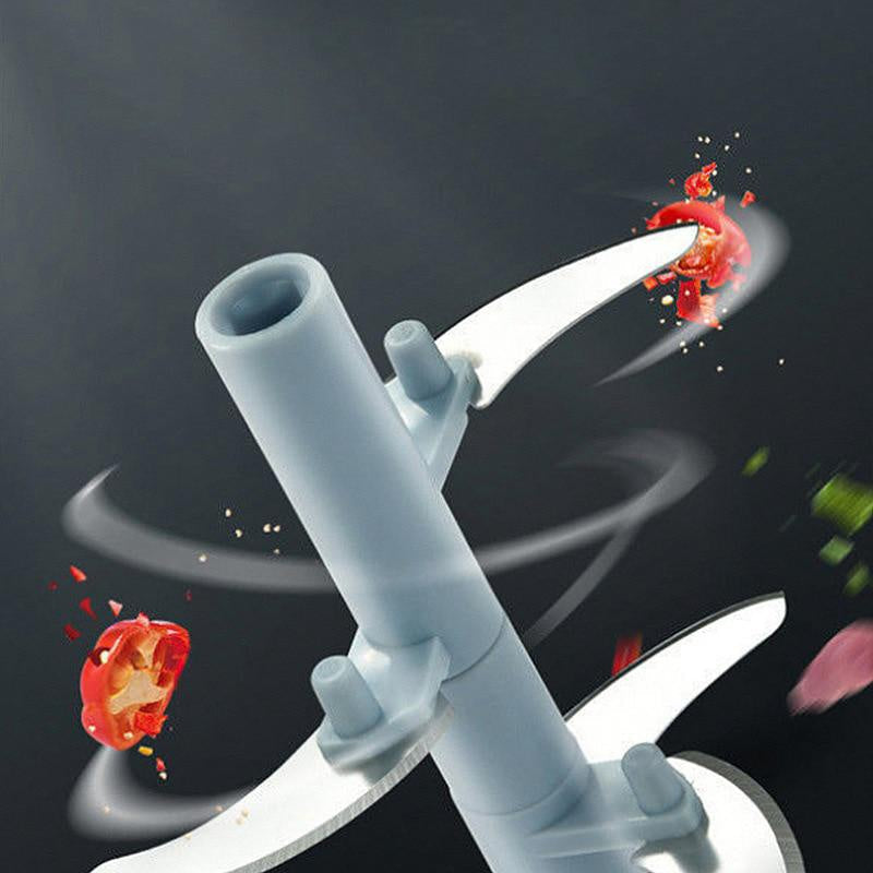 Norvo | Håndholdt grønnsakshakker med snor for rask hakkegulv av hvitløk og løk