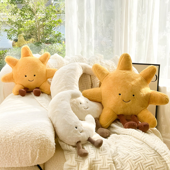 CloudMoon-puter – Myke tatamiputer med måne- og solmotiver