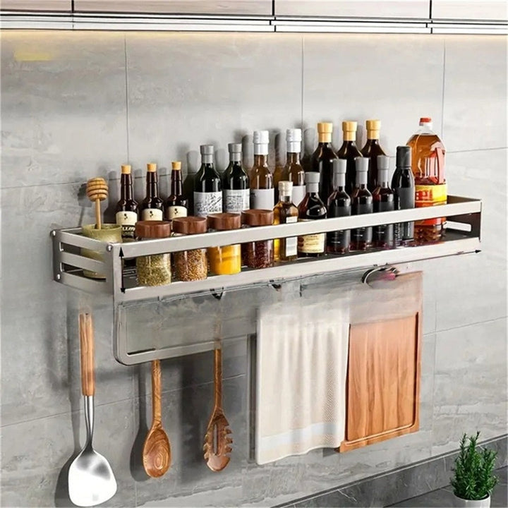 Skanto | Elegant Aluminium Vegghylle for Krydder