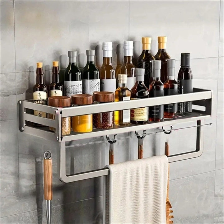 Skanto | Elegant Aluminium Vegghylle for Krydder