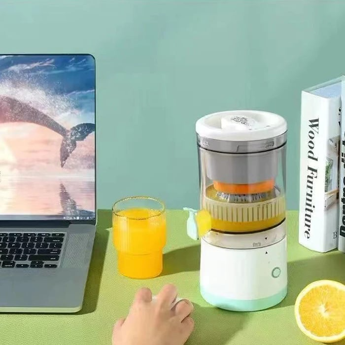 Automatisk Elektrisk Juicer | Trådløs & Kompakt Design | Bolheis