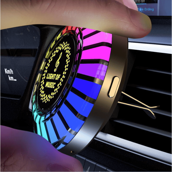 Auto Sound Pickup Light | Portable RGB Moro på farten | Skanto