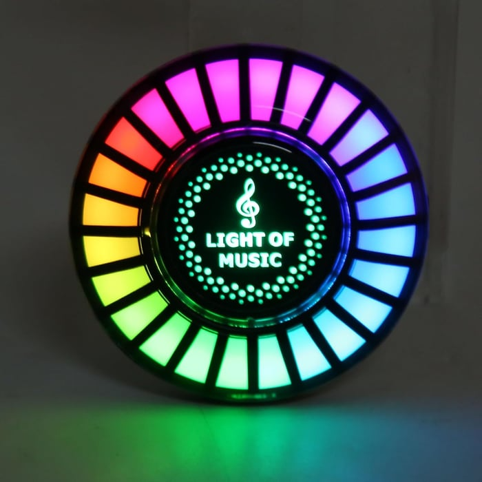 Auto Sound Pickup Light | Portable RGB Moro på farten | Skanto