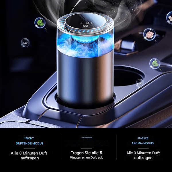 Auto-Aromaterapi-Diffusor | Mild, langvarig Aromaterapi | Skanto