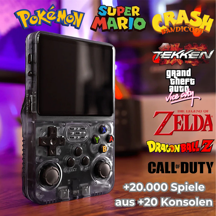 Retro Gaming Console | Bærbar, kraftig og full av nostalgi | Skanto