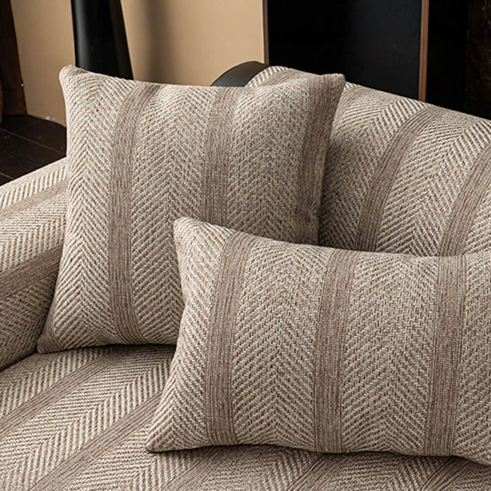 Minimalist Herringbone Sofa Cover | Pustende, kjæledyrvennlig beskyttelse | Skanto