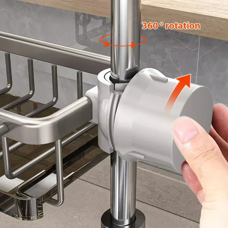 Elegant rustfritt stål vask | Den stilige måten å forbli organisert på | Skanto