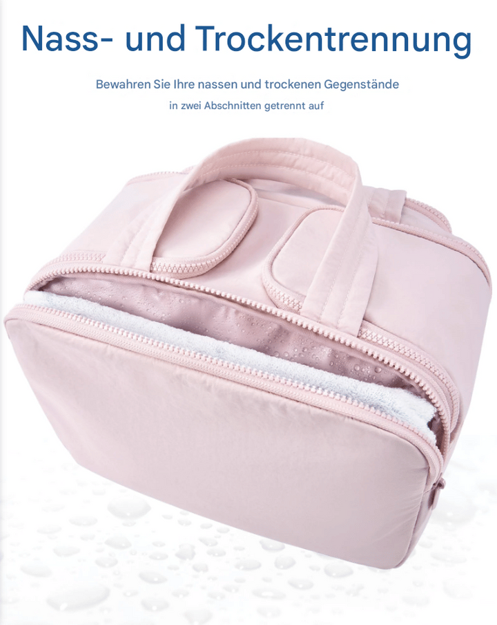 Multipurpose Toalettveske | Myk, Romslig, 4-i-1 Organisator | Skanto
