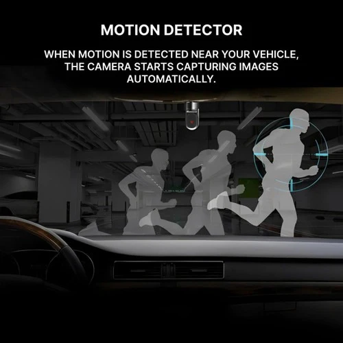 Auto-dashcam med Überwachungskamera
