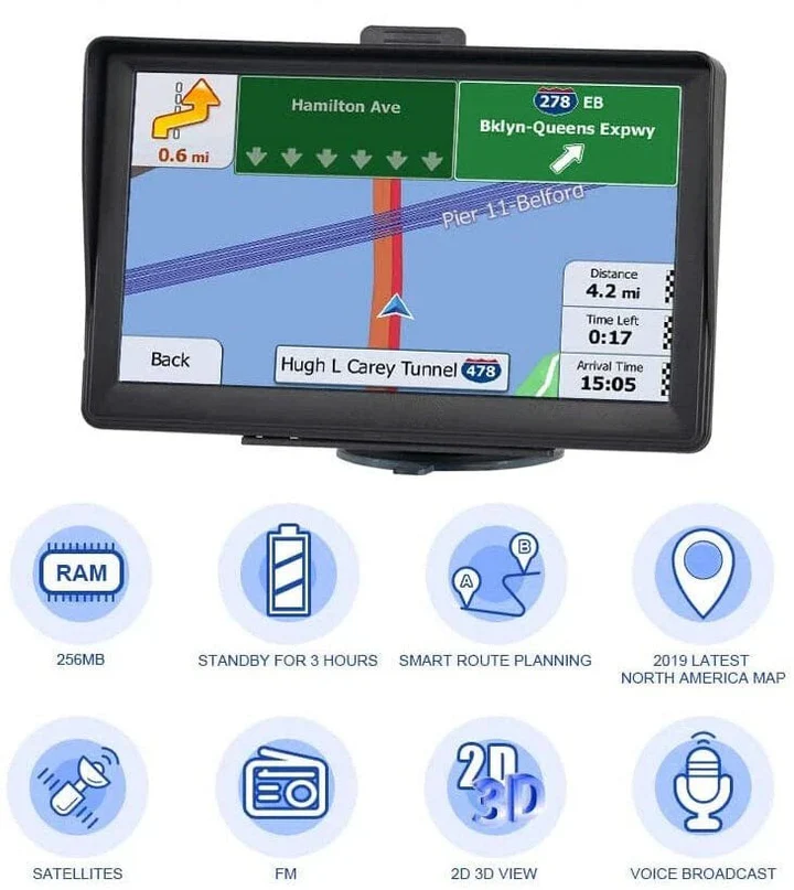 Skanto | 7" GPS Navigasjonssystem