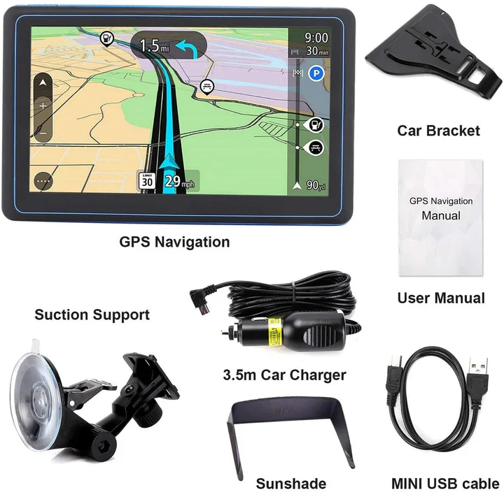 Skanto | 7" GPS Navigasjonssystem