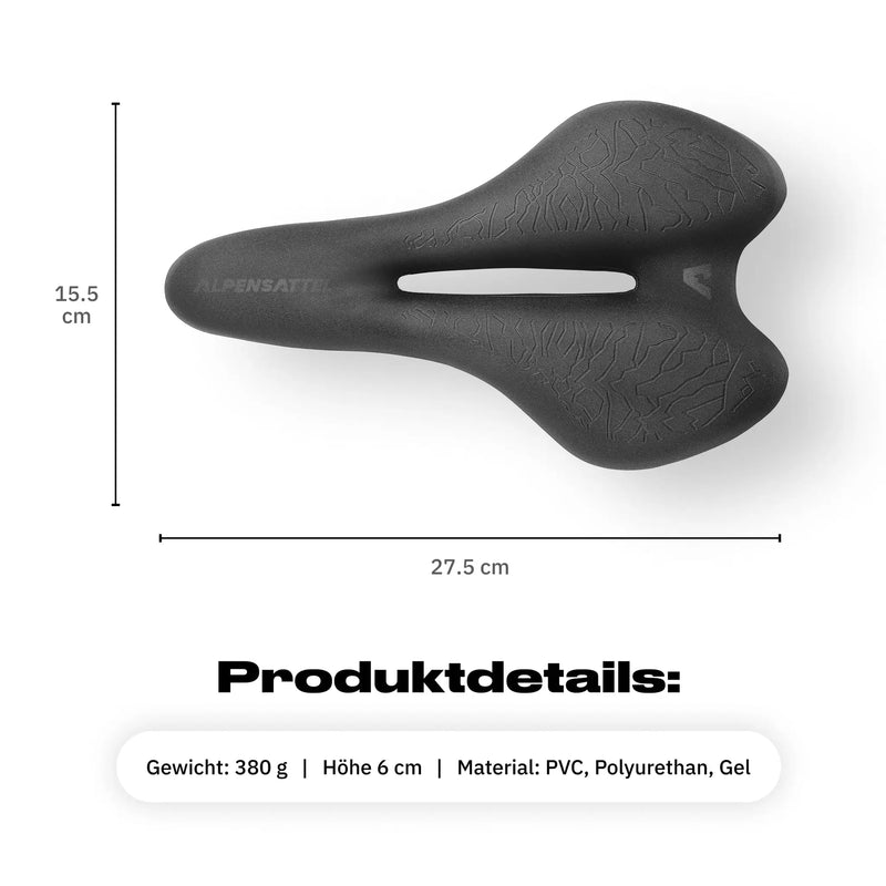 Ergonomisk sykkelsete | Ikke mer rygg- og rumpevondt | Skanto