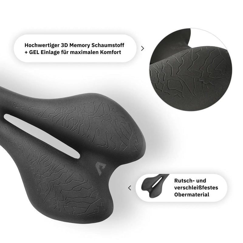 Ergonomisk sykkelsete | Ikke mer rygg- og rumpevondt | Skanto